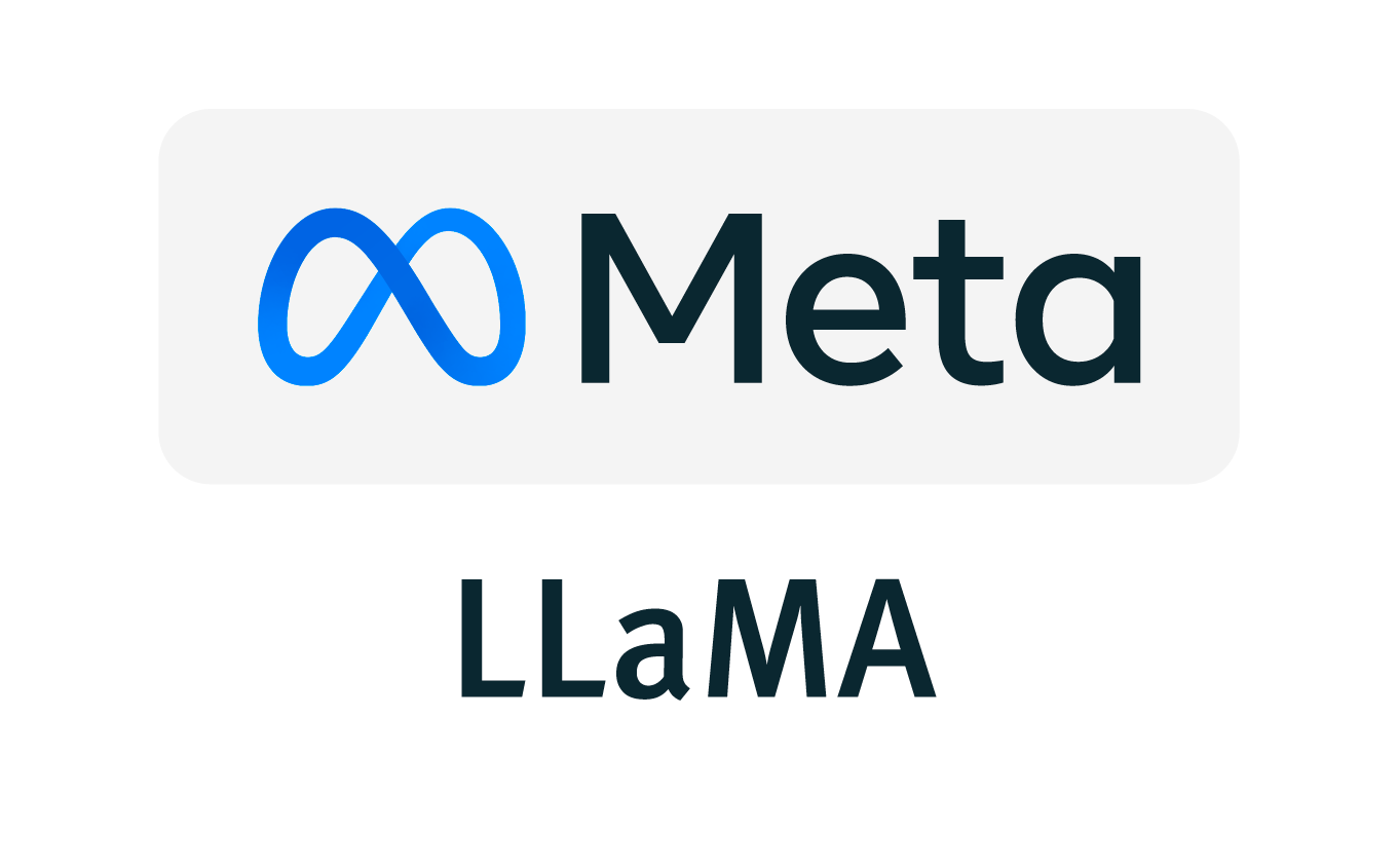 Logo Meta y LLaMA